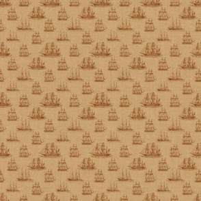 Sailing Ships in Sepia - smaller