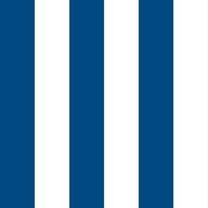 classic 3 inch wide stripes in blue and white, bold, minimalist, vertical stripes