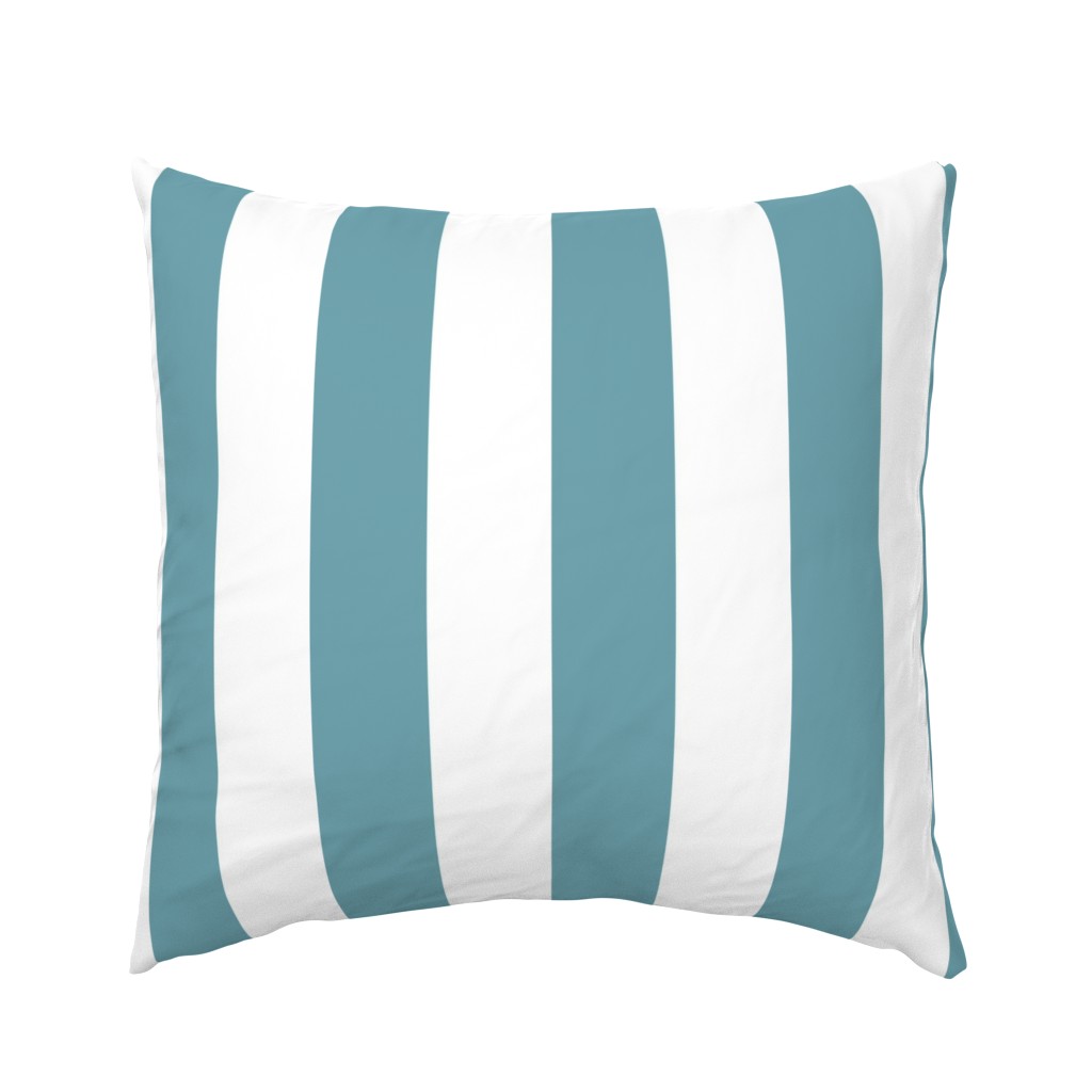 classic 3 inch wide stripes cerulean blue white