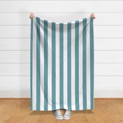 classic 3 inch wide stripes cerulean blue white