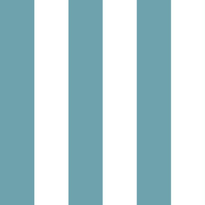 classic 3 inch wide stripes cerulean blue white