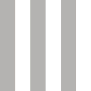 classic 3 inch wide vertical stripes gray white