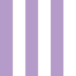 classic 3 inch wide stripes lilac white