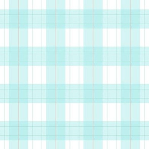 Sweet baby blue plaid