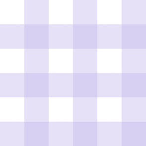 Lilac  Buffalo Check - Large Scale Gingham Plaid