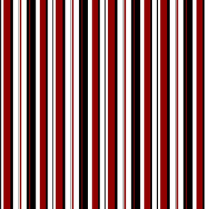 Black Red and White Vertical Stripes [medium]