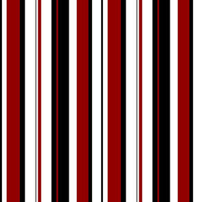 Black Red and White Vertical Stripes [large]