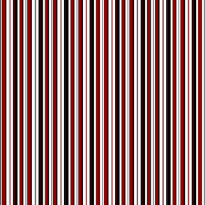 Black Red and White Vertical Stripes [small]