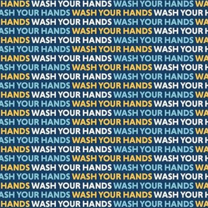 Wash Your Hands Blue