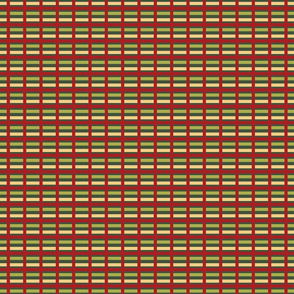 Plaid Green Yellow Red