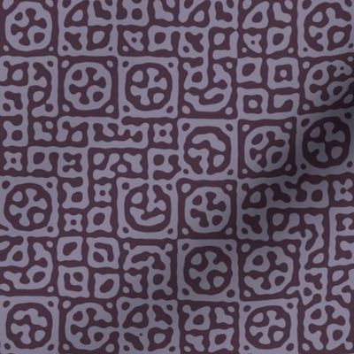 circles in squares in midsummer mauve - Turing pattern 6