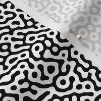 squiggle Turing pattern #7 - black and white