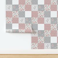 Every Good and Perfect Gift - Wholecloth Cheater Quilt - Rotated