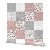 Every Good and Perfect Gift - Wholecloth Cheater Quilt - Rotated