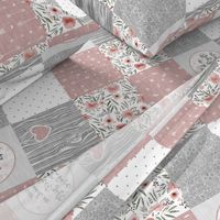 Every Good and Perfect Gift - Wholecloth Cheater Quilt - Rotated