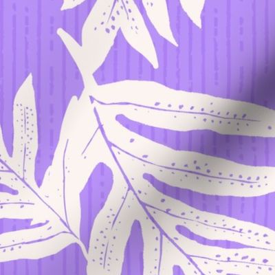 Jumbo Vintage Hawaiian fern-bkgrd-purple