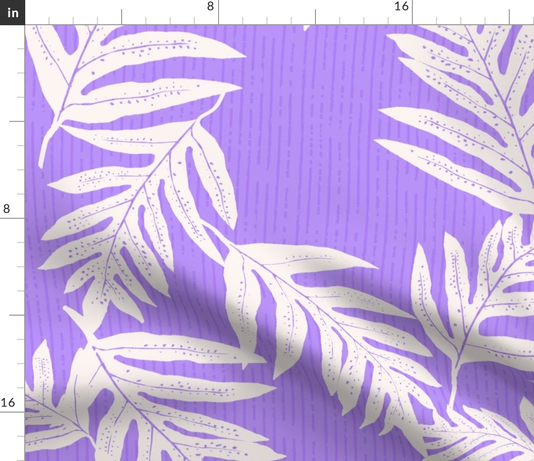 Jumbo Vintage Hawaiian fern-bkgrd-purple