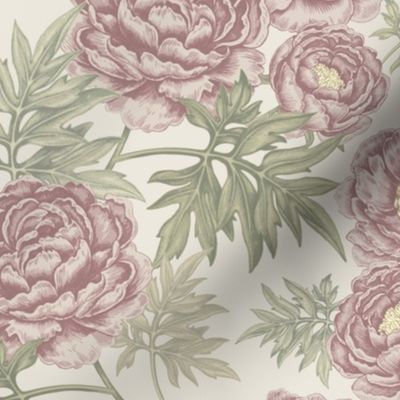 Vintage Pink Peonies