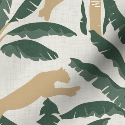 Tropical Wildlife Collection - Sage and Beige 01 / Large