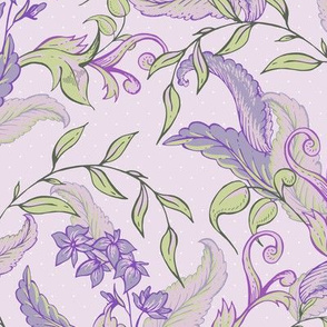 Vintage Purple Floral