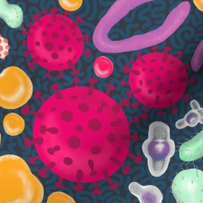 our colorful intestinal microbiome – large
