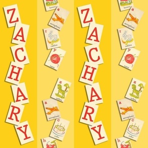 CUSTOM--YOUR NAME HERE (ZACHARY YELLOW)