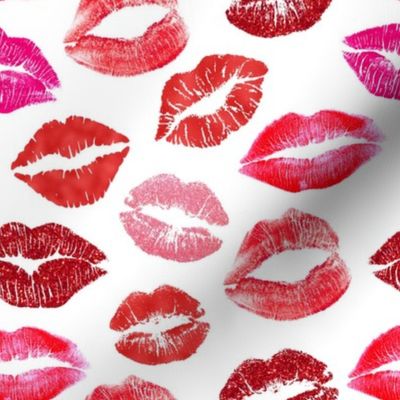 Lips Kiss (Glitter, Matte, Red & Pink)