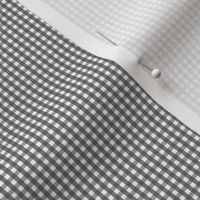 gingham ultra small dark grey