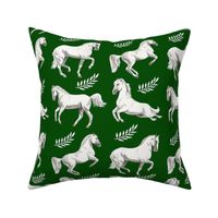 Lipizzan at liberty dark green 18