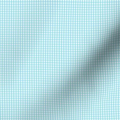 gingham ultra small sky blue