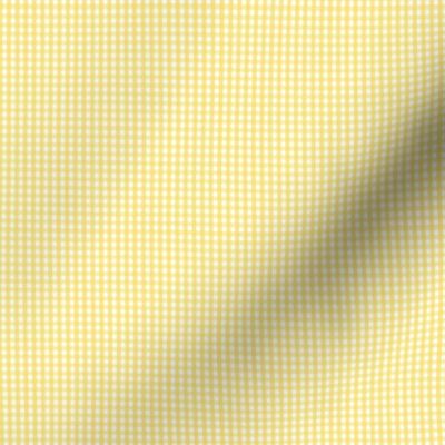 gingham ultra small butter yellow