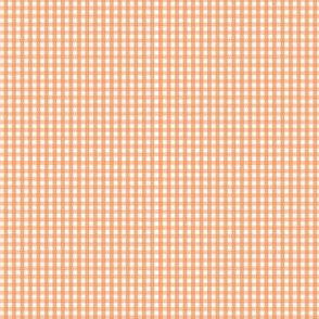 gingham ultra small tangerine