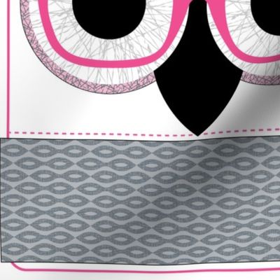 Geeky Owl Bag - PINK! - KONA version