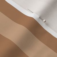 Large Almond Awning Stripe Pattern Vertical in Hazelnut Color