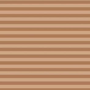 Almond Bengal Stripe Pattern Horizontal in Hazelnut Color