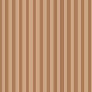 Almond Bengal Stripe Pattern Vertical in Hazelnut Color