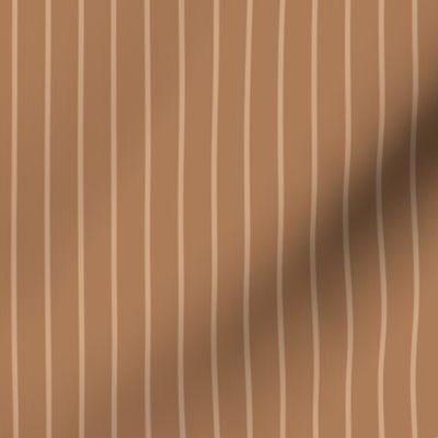 Almond Pin Stripe Pattern Vertical in Hazelnut Color