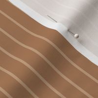 Almond Pin Stripe Pattern Vertical in Hazelnut Color