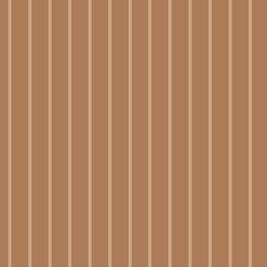 Almond Pin Stripe Pattern Vertical in Hazelnut Color