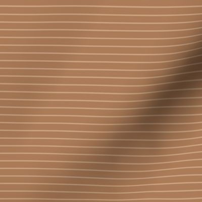 Small Almond Pin Stripe Pattern Horizontal in Hazelnut Color