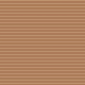 Small Almond Pin Stripe Pattern Horizontal in Hazelnut Color