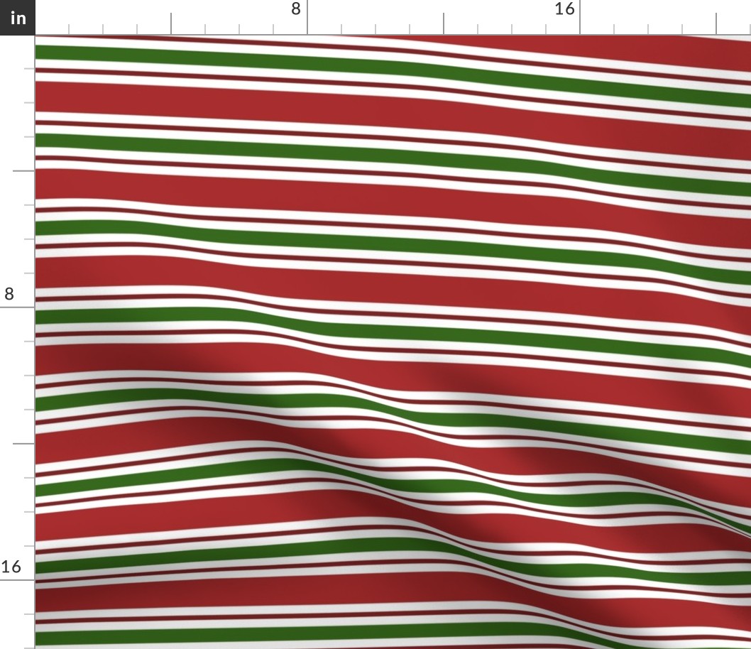 Christmas Stripes Medium Horizontal