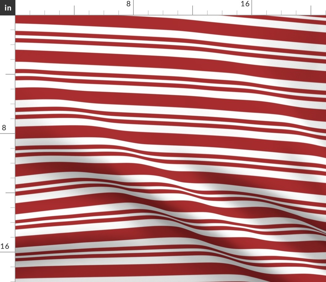 Candy Cane Stripes Large Horizontal