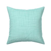 Faux Linen Textured Solid Aurora Light Aqua 