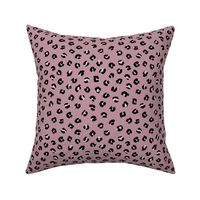 Space little leopard spots animal print pattern panther wild cat trend mauve beige black