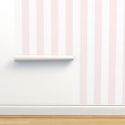 3" Light Baby Pink and White Stripes - Vertical - 3 Inch / 3 In / 3in