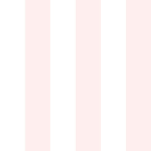 3" Light Baby Pink and White Stripes - Vertical - 3 Inch / 3 In / 3in