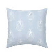 sewing bug toile - soft blue - medium