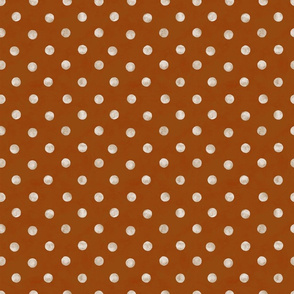 polka dot grey and brown
