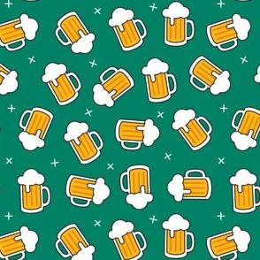 Beer Mugs Fabric, Wallpaper and Home Decor | Spoonflower